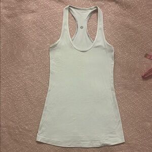 White Reversible Lulu Tank Top